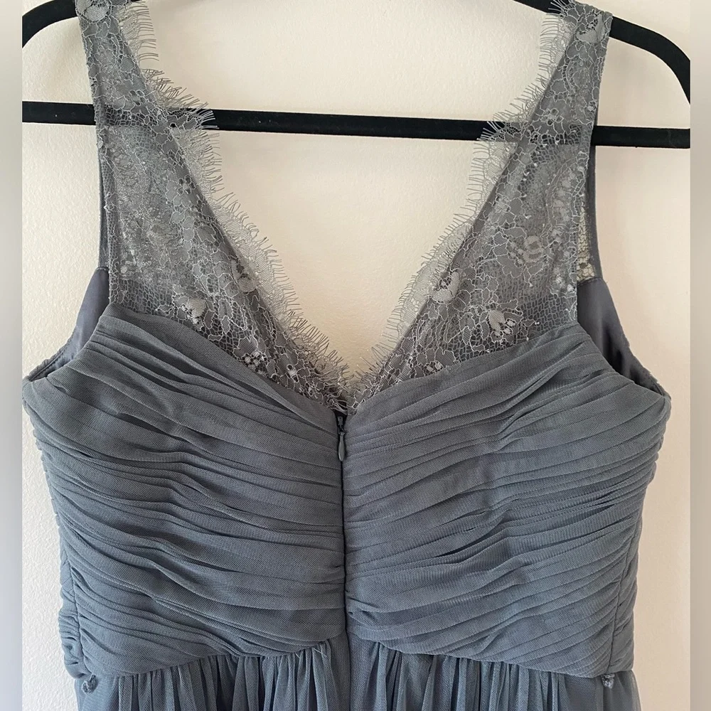 hitherto by Bhldn (Anthropologie) grey dress sz 12 - Picture 5 of 6